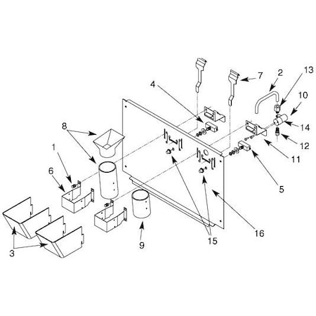 Follett Bracket, Water Valve PD502355